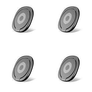 Xaxell Mobile Phone Ring Holder 360 Degree Rotating Metal Ring Holder for All mobiles, Finger Grip Stand for All Smart Device (Black)