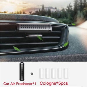 Baseus Organic Natural Car Air Freshener With 6 Pieces of 3 Flavor Fragrances(Black)