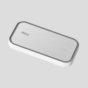 Rock 15W Fast Wireless Charger For IPhone, Airpod Pro, Samsung Galaxy And Ultra Fast UV Led Light Disinfection Box